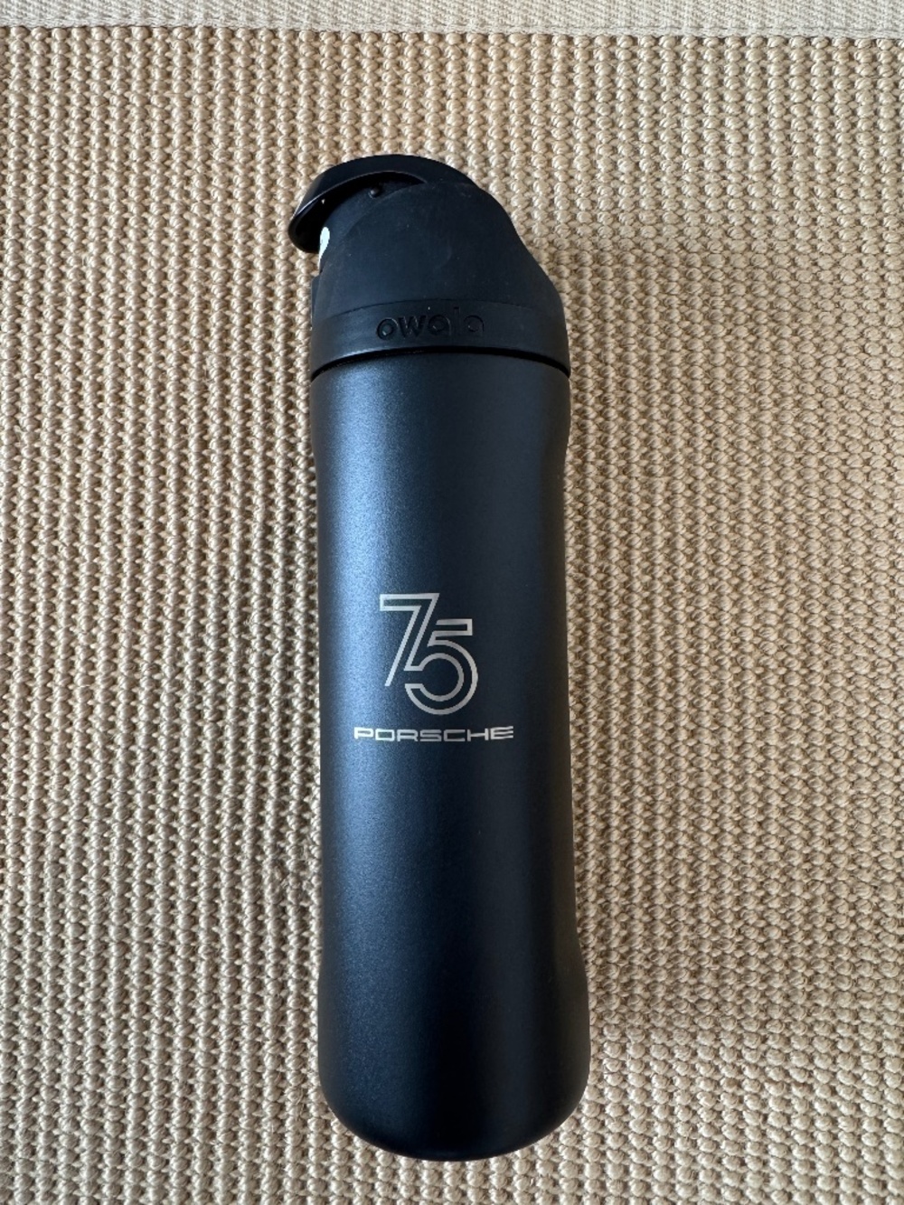 Porsche 75 Anniversary Black Waterbottle 24oz - Owala Brand - Brand New